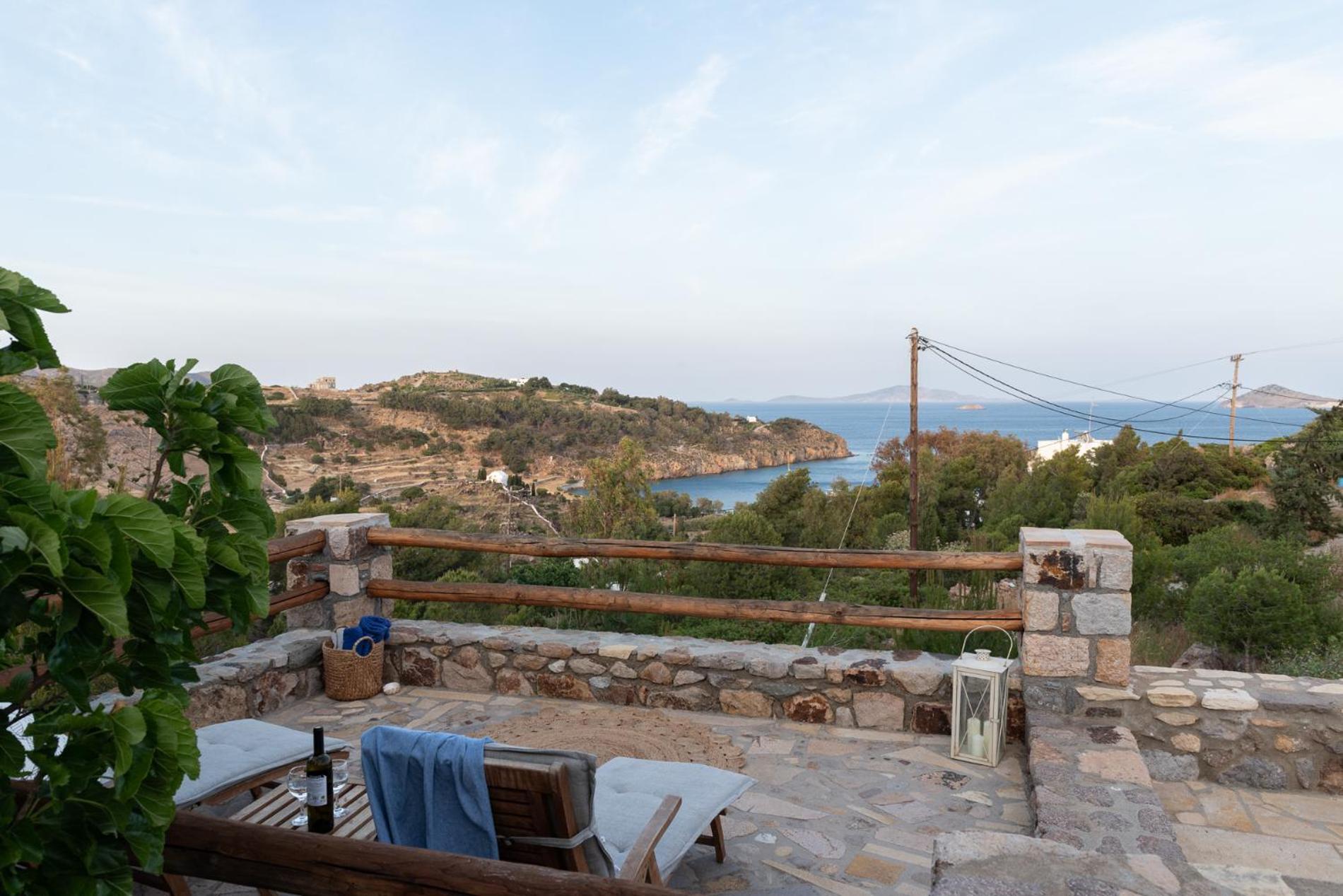 Blue Vista Patmos Pool Studio Skála Exteriör bild